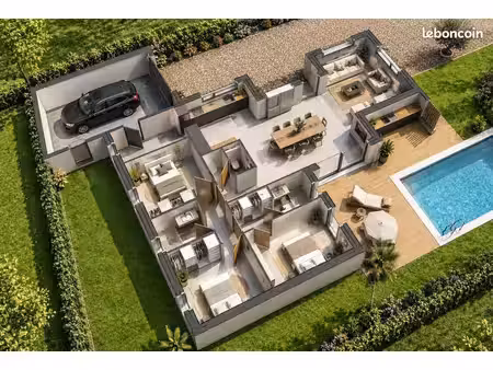 projet de construction d'une maison 108 m² avec terrain à vallet (44)