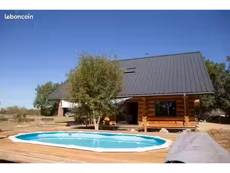 maison écologique en rondins bois