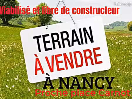 terrain 262 m² nancy