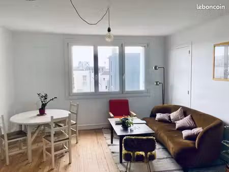 t4 meublé et lumineux république - nantes