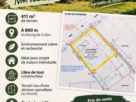 terrain constructible colpo