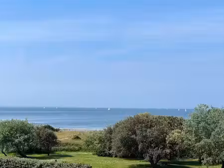 appartement duplex magnifique vue mer parking box 500 metres plage des govelins golfe du m