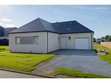 maison plain-pied 80m²- 3 chambres et garage