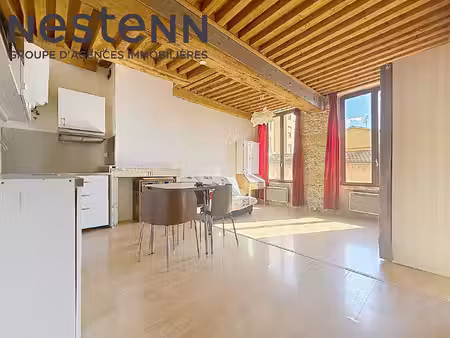 charmant t2 de 38m²  entièrement meublé rue lebrun  plateau croix rousse