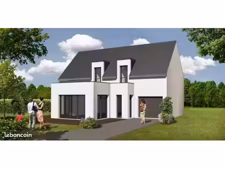 maison 129.82 m² avec terrain à riantec (56)