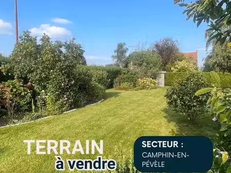 terrain 400 m² camphin-en-pévèle