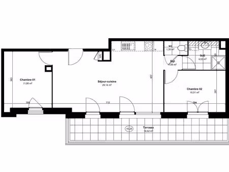 appartement à château-thierry (02400)
