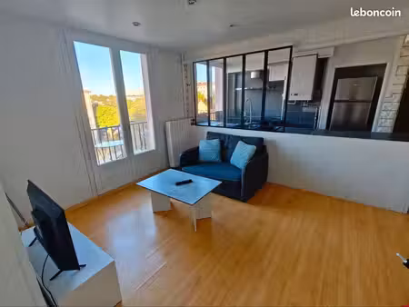 appartement t2 meublé 38m² - rive gauche de châlons-en-champagne