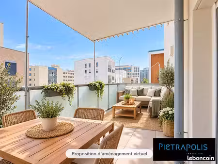appartement 3 pièces 64 m²