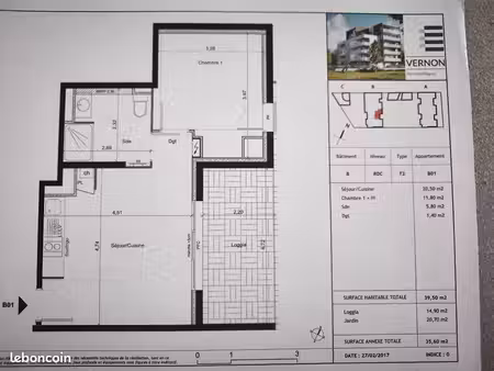 appartement t2