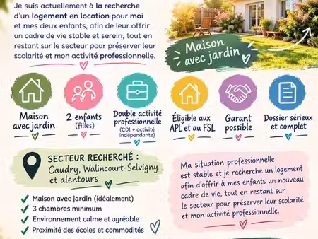 recherche maison avec jardin