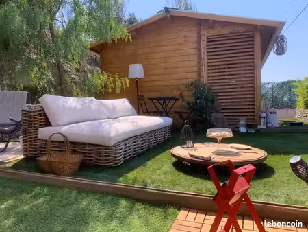 chalet avec jardin privatif vue mer