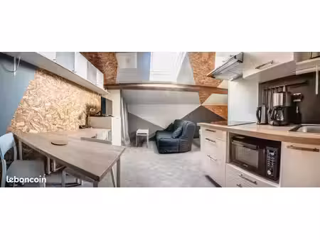 location studio meublé 30m2 proche st gabriel / bords de sèvre