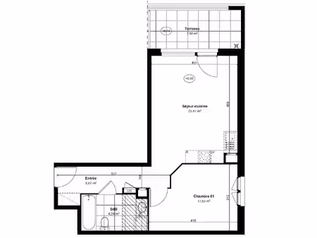 vente appartement 2 pièces