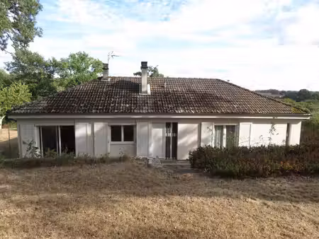 pavillon de plain-pied avec garage et jardin