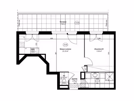 vente appartement 2 pièces