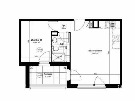 vente appartement 2 pièces