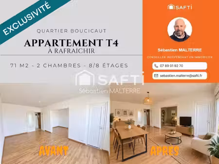 chalon sur saône - quartier boucicaut - t4