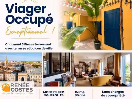 viager occupé - f84 ans - montpellier (34070)