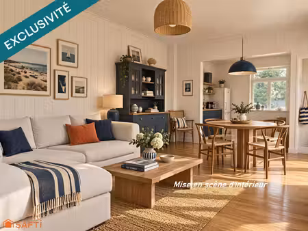 quartier du plateau. maison 3 pièces 65 m² avec terrasse et cour.