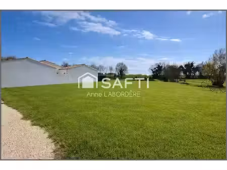 suberbe terrain cda la rochelle