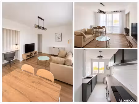 t2 meublé 48 m² rénové – beaublanc limoges – parking – 670 cc