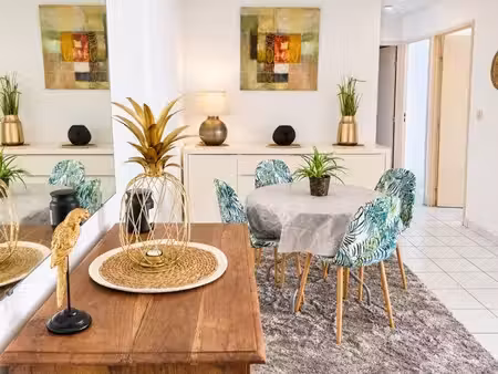 f3 meublé 74 5 m² ? – 2 chambres climatisées – parking sécurisé – sainte-clotilde ◊ sainte