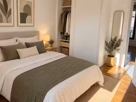 levallois – très beau 2 pièces meublé - entièrement rénové – 4e avec ascenseur - chambre a