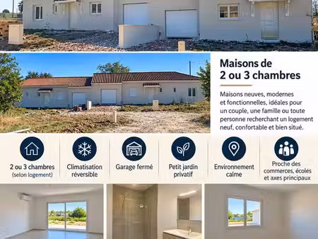 maison à louer 2 ou 3 chambres au choix suivant disponibilités