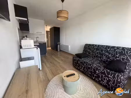 location appartement 1 pièce 18m² le barcares 66420
