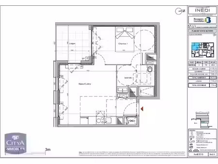 appartement à louer 2 pièces 39.71 m² - nice (06) - 738€