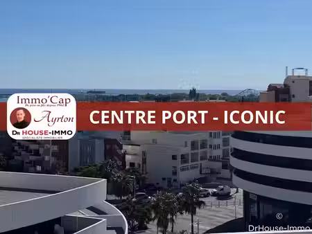 vente appartement 3 pièces 53 m² à le cap d'agde (34300)  365 000 €