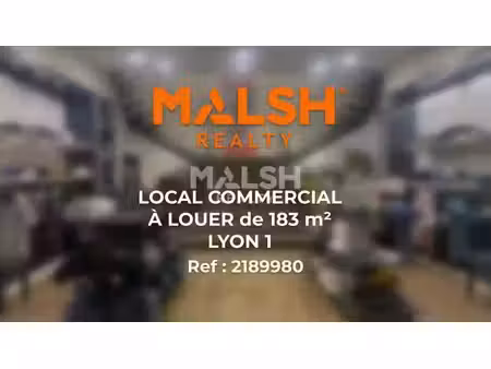 location commerce lyon 69001 183m²