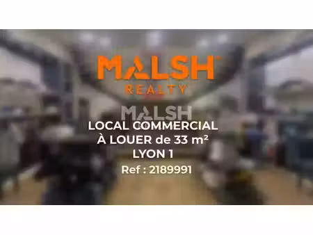 location commerce lyon 69001 33m²