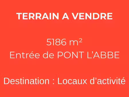 vente terrain ploneour lanvern 29720 5186m²
