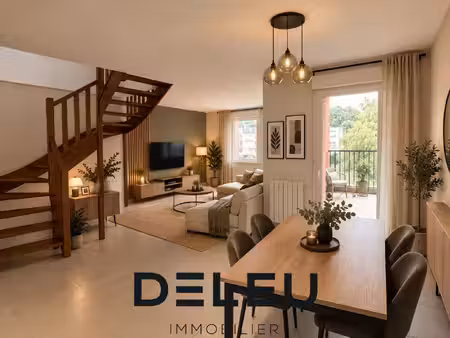 appartement t3 70 m² en duplex avec parking