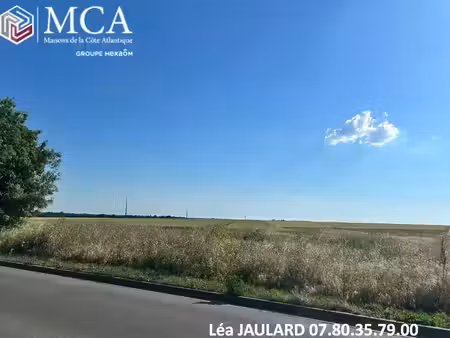 vente terrain 320 m² vérines (17540)