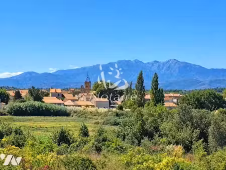 vente terrain à batir 274 m² à bages (66670)  135 000 €