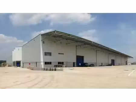 logistiek magazijn met kantoor in antwerp express port in grobbendonk
