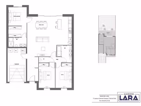 vente maison neuf 4 pièces 98m2 andilly - 243300 € - surface privée