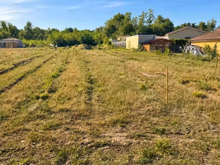vente terrain à bâtir 720 m²