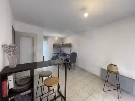 studio avec terrasse ile verte. rue de mortillet