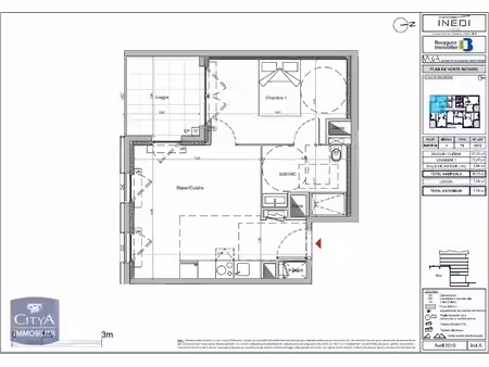 location appartement 2 pièces 39m² nice 06200
