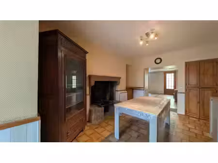 maison de bourg grand terrain constructible