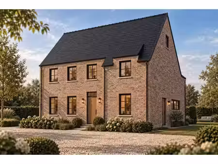 maison neuve classique sur 39 ares à hoegaarden