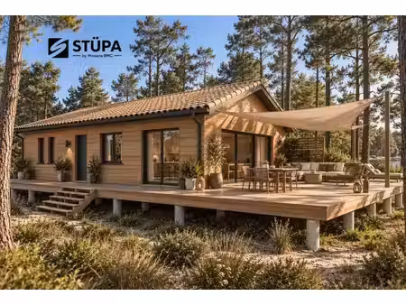 vente maison neuve 90 m² à lacanau (33680)  378 000 €