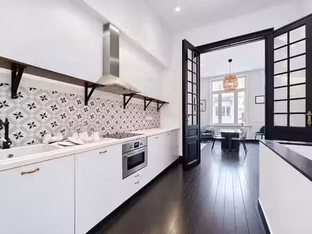 square ambiorix - ce - appartement rénové avec terrasse