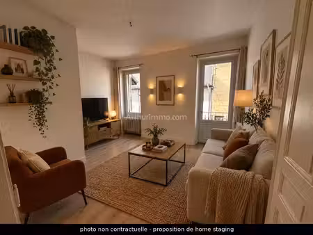appartement t3 + bureau / 74m² + cave