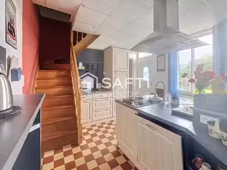 vente maison 4 pièces 101 m² étricourt-manancourt (80360)