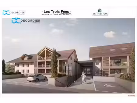 vente appartement 3 pièces 56.8 m² à féternes (74500)  293 000 €